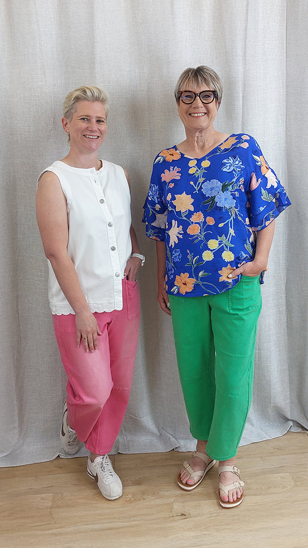 style items clothing on different bodies